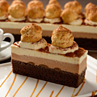 Chantilly Frozen Caramel Cream Bar Gateau