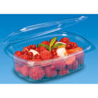 Zeus Packaging Clear Plastic Hinged Deli Containers 24oz