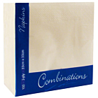 Combinations 2 Ply Champagne Napkins 33cm