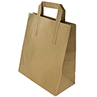 Zeus Packaging Medium Brown Paper Carrier Bags