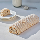 Waldron's Frozen Salted Caramel Cappuccino Meringue Roulade