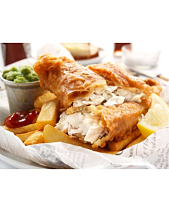 Three Oceans Frozen Battered Cod Fillets 80-110g