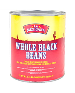 La Mexicana Black Turtle Beans in Brine