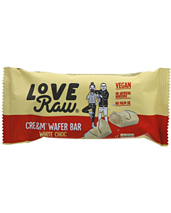 LoveRaw White Choc Cream Wafer