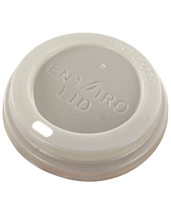 Zeus Packaging White Compostable Lids 8oz